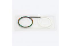 China 1x2 0.9mm 1mtr Plastic Box Packing Fiber Optic PLC Splitter supplier