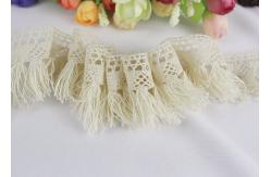 China Decorative Crochet Lace Ribbon Cotton Lace Trim For Embellishment supplier