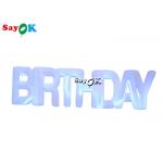 Large 1.3m 190T Inflatable LED Letters For Birthday Party Event Decoration for sale