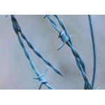 Rust Resistance 3or 4inch Barb Distance Single Strand PVC Coated Iron Barbed Wire for sale