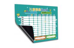 China Dry Erase Childrens Magnetic Reward Chart A3 Custom Size supplier