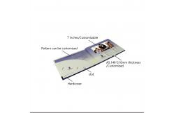 China Hardcover Promotional full view HD IPS LCD 7inch LCD video brochure module supplier