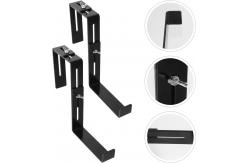 China Adjustable Thickness Mounting Rail Hanger for Plant Holders Window Flower Box Bracket supplier