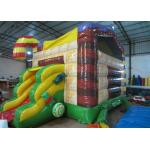Custom Christmas Bounce House 4.8 X 5.3m , Commercial Inflatable Christmas House