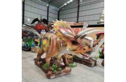 China Bespoken  Amusement Park Eyes Blinking Dinosaur Triceratops Model supplier