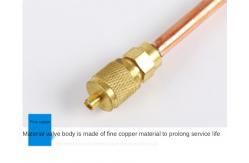 China Refrigerator Filling Check Valve Heat Exchanger Components 5cm Length supplier