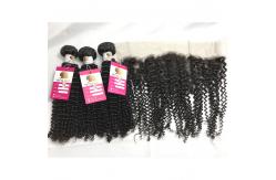China 100 % Unprocessed Peruvian Human Hair Weave Curly Remy Hair Extensions supplier
