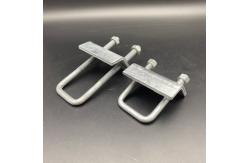 China Carbon Steel Square Plate Channel U Bolt Beam Clamps supplier