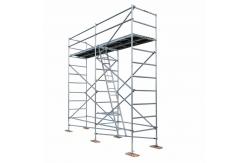 China Cuplock Aluminium Mobile Scaffold  H Frame Ladder Scaffolding System supplier