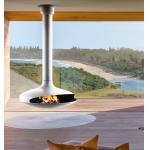 800-1250mm Wood Burning Fire Pits Bioethanol Hanging Fireplace Scratch Resistant for sale