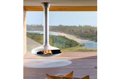China 800-1250mm Wood Burning Fire Pits Bioethanol Hanging Fireplace Scratch Resistant supplier