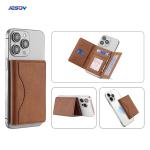 Billfold Luxury Flip Magnetic Leather Wallet Magsafe 6 Card Holder Stand For IPhone for sale