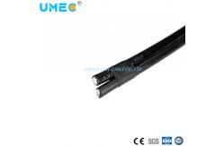 China 0.6/1kv Duplex Triplex Aerial Bundled Electrical Wires ABC Black Power Cable supplier