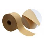 Non Reinforced Brown Kraft Paper Tape Eco Friendly Wet Water Activated Gummed Paper Tape for sale