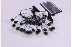 China 3000K Warm White Solar Fairy Lights IP55 Outdoor Edison Bulb Patio Lights supplier