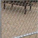 15M Galvanised Diamond Chain Link Fence 50-60 Grame Zinc Coated for sale