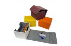 China PU Leather Card Deck Card Box - Deck Card Box With Customizable LOGO supplier