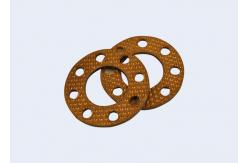 China Oilless Thrust Washer , Dry Slide Washer Reat Self Lubricating Feature supplier