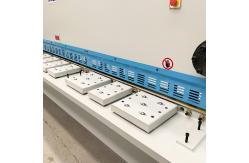 China 6x4000mm Hydraulic Guillotine Shearing Machine With CNC Control Panel For Easy Operation supplier