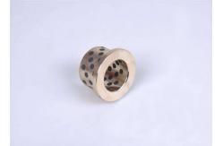 China Hydraulic Cylinder Casting Bronze Flange Bearing With Solid Lubricant supplier