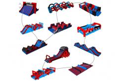China Fire - Proof Inflatable 5k Obstacle Course With 2 Years Warranty supplier