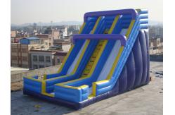 China Inflatable Amusement Park With Big Inflatable Slide For Adult / Kids supplier