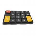 Custom Fully Sealed Silicone Rubber Keypad For Entrance Guard for sale