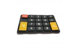 China Custom Fully Sealed Silicone Rubber Keypad For Entrance Guard supplier