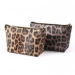 Multifunctional Leopard Print PU Makeup Travel Bag for sale