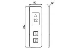 China Ultra - Thin Elevator Cop Lop LOP With LCD Screen Display CE ISO9001 supplier