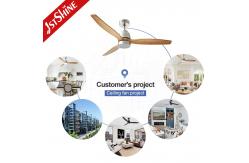 China Lighting and Circuitry Design 1stshine LED Ceiling Fan Wholesalers with Remote Control supplier