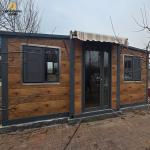Galvanized Steel Frame Prefab Storage Container Homes Extended Container House for sale