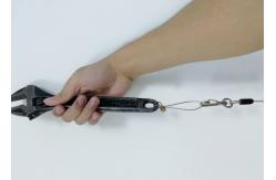 China Flexible Fishing Lanyards / Boating Tools Retractable Coiled Tether With Carabiner supplier