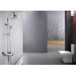 ROVATE 4 Way Water Flow Bathroom Shower Set Round Rain Head Designed for sale