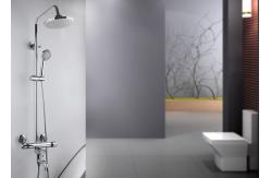 China ROVATE 4 Way Water Flow Bathroom Shower Set Round Rain Head Designed supplier