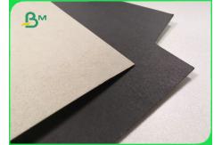 China 1mm 2mm Single Black Coated Cardboard Sheets For Gift Boxes Good Stiffness supplier