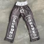 Custom Mens Double Waisted Joggers Wide Leg Flare Baggy Stacked Sweatpants Men Casual Sweat Acid Wash Pants Trousers for Men for sale