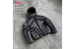 China OEM Design Winter Bubble Jacket Men'S Down Jackets Winter With Detachable Hat supplier