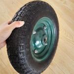 3.50-7 Durable Pneumatic Trolley Wheels Rubber Replacement Pneumatic Cart Wheels for sale