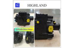 China Variable Displacement Black Hydraulic Piston Pump 35Mpa Rated Pressure Plywood Case supplier