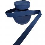 Brushed Polyester Elastic Webbing 25mm Elastic Band Dark Blue