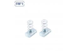 China Electro Galvanizing Unistrut Channel Accessoires Spring Nut M6 M8 M10 supplier