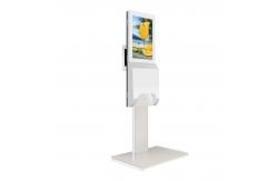 China Touch Display 350cd/m² 21.5 Hand Sanitizer Kiosk Android 7.1.2 supplier