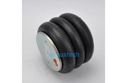 China Gas Filled Firestone Air Springs W01-358-8030 Triple Convoluted Rubber Bellow supplier