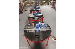 China 6 Frames Stainless Steel Honey Extractor With Special Design Electric One supplier