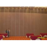Hotel Sliding Partition Walls , Folding Wall  Sound Proof Door No Floor Track for sale