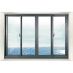 3 Tracks Aluminium Sliding Window Profile Double Glazed Window Profiles OEM Design