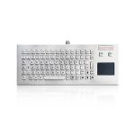 IP68 USB Metal Industrial Keyboard with Ruggedized Touchpad for Coal Mine for sale