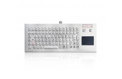 China IP68 USB Metal Industrial Keyboard with Ruggedized Touchpad for Coal Mine supplier