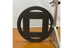 China Windproof Waterproof Aluminumn Round Window With Casement Opening Style supplier